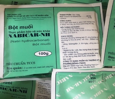 Bột muối Nabicar-NH 100mg - Nhà Thuốc Z159