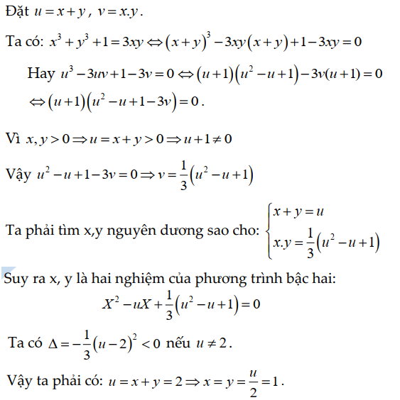 hệ thức viet nâng cao