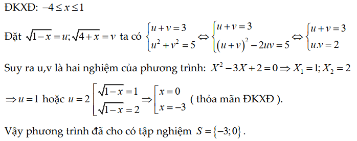 các dạng bài tập hệ thức viet