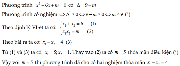 bài tập định lý viet